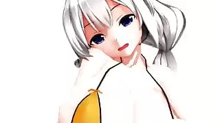 MMD  Kizuna Akari  DeepBlueTown