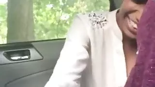 Car blowjob and Drop by shart