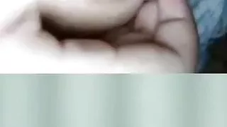 girlfriend  boob pressing on video call