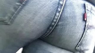 Levis Jeans Arsch laufen