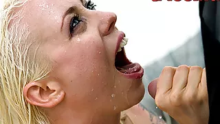 Naughty blonde Lorelei Lee gets drenched in pee