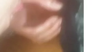 Chinese lady sucking and swallowing