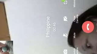 I made a sexy video call with my girlfriend