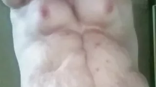 Shaking her belly, fucking bbw