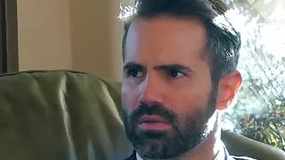 Suit and tie Bruno Max and Dani Robles anal hammering hard