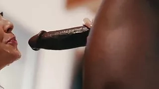 Cherie DeVille Rewards Samaritan By Worshiping His BBC