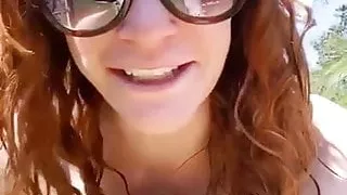 Linz DeFranco using any excuse to show off her fake tits