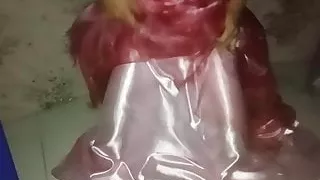 Pink Gown Cumshot