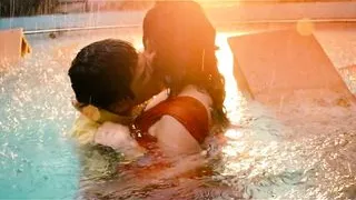 Swastika mukherjee kissing her student in pool