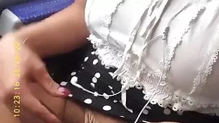 Shemale India Castelani showing her big cock