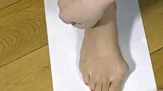 Splendid female feet with sexy huge bunions