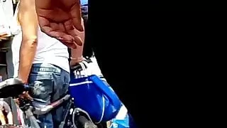 Latina see trhough leggins