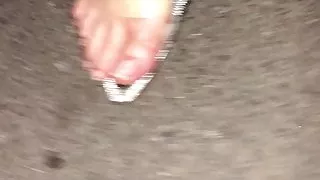 Morning Walk with clear Peeptoe Heels