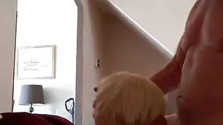 Throat fucking a bitch