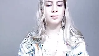 Beautiful girl dances