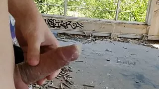 Amateursex, Großer Schwanz, Kondom, Sperma, Schwuler Sex, Handarbeit