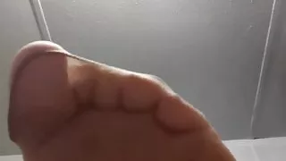 Just smell those BBW nylon feet