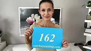 Fit brunette gets some casting action