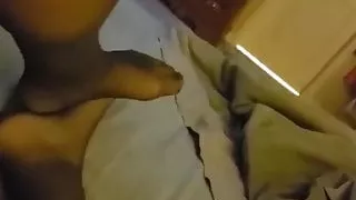 My Wife Teasing With Her Nylon Feet