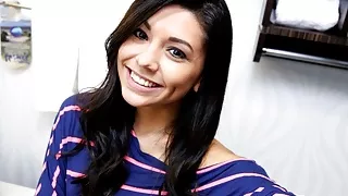 Hot Young Petite Latina Teen Fucked On Bathroom Sink POV