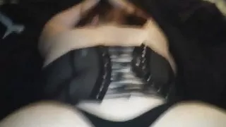 Clapping her big ass after a fetish party