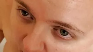 Wife trying golden shower