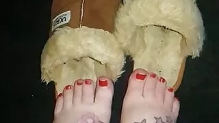 Slipper fetish 4 ugg slippers
