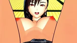 Tifa Lockhart fucking your dick good! One hot cunt .