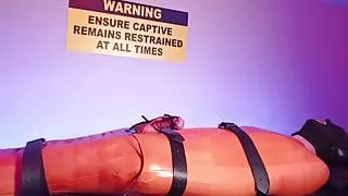 Electro session for the mummified guy