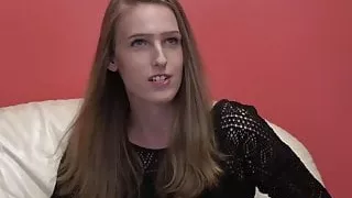 Amateur blonde trap shows off his bumhole