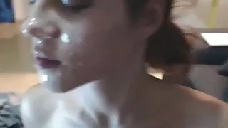 Facefuck facial cam girl