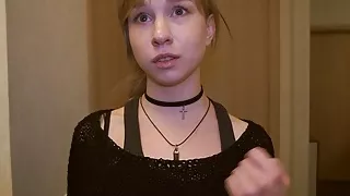 DEBT4k. Chick loves Apple gadgets so much but has no money