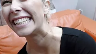 HUNT4K. Shaved vagina of cute blonde should be banged
