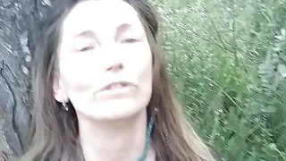 facefucked in the woods