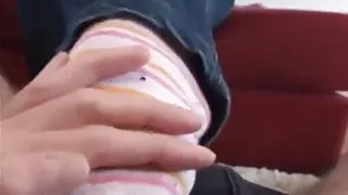 Gabber Girlie  Shoe and Sockjob