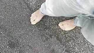 Try again  walking in public