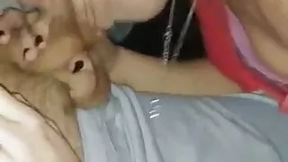 Homemade - sucking his hard cock