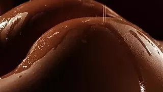 Lustvolle Lesben beglücken sich gegenseitig oral nach der Massage