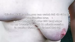 Slap my tits more than 650x in straw near public road