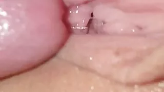 rubbing my dick on her pussy