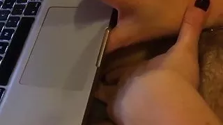 Masturbating while watching porn