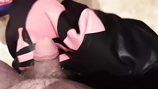 Cum on shiny track jacket