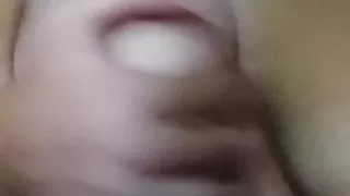 Filipino Girl Pressing her Boobs