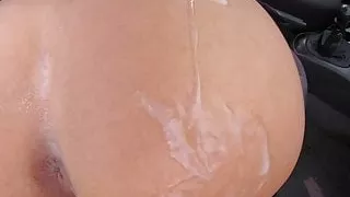 Amateur Couple Having Passionate Sex in the Car