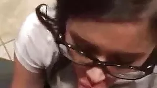 Capri Markets with glasses blowjob