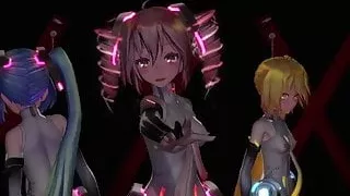 MMD Vokaloids dance