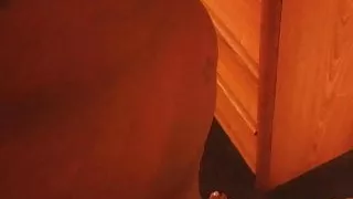 Slapping big black ass before blowjob