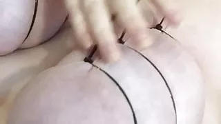 Playing With Tied Malformed Tits