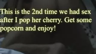 Fucking my wife for the 2nd time.