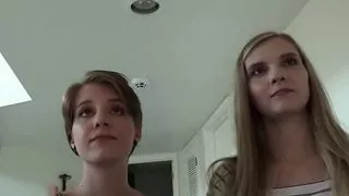 19yo BFFs Finger Fuck & Eat Each Other Out & Then Milk Dick!